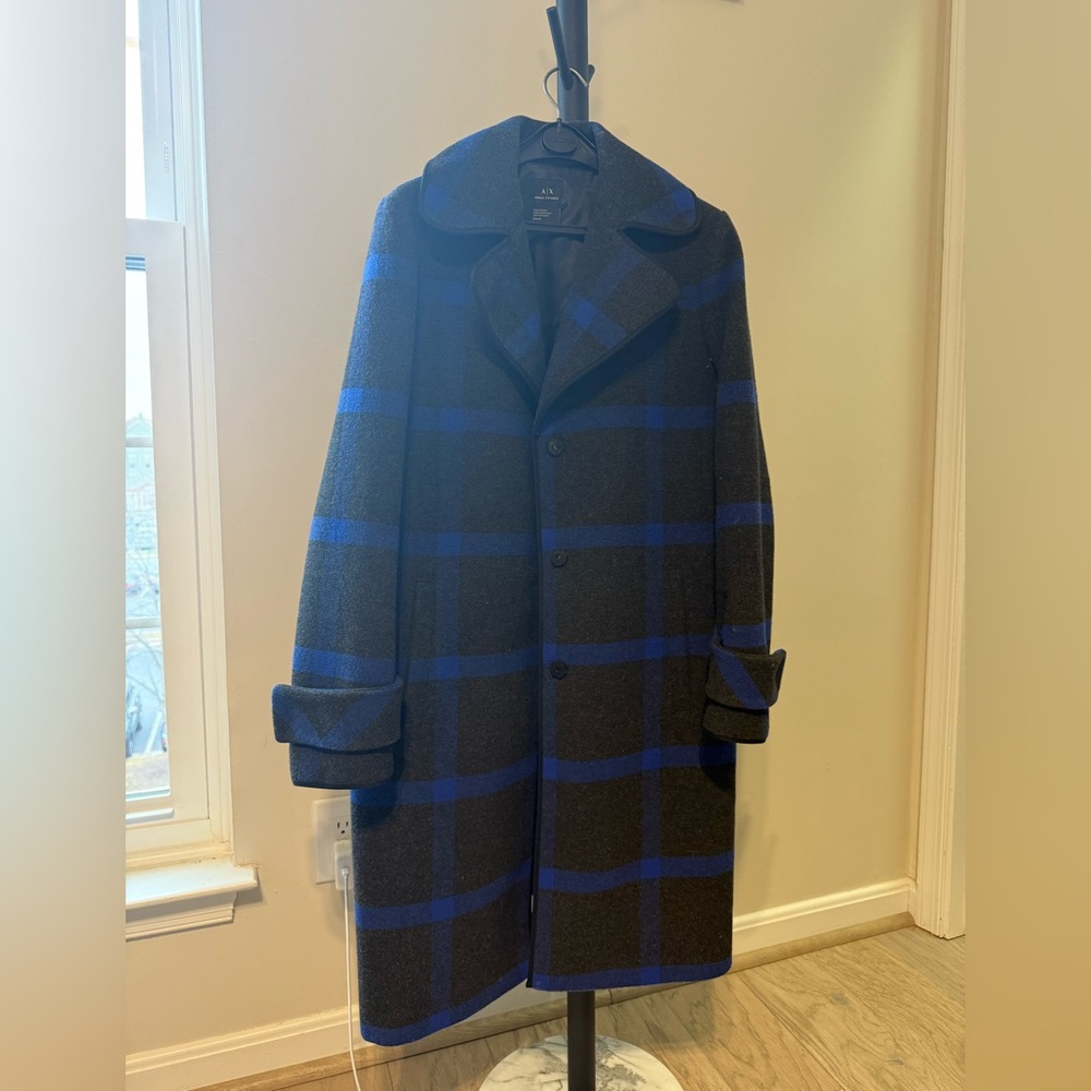 Armani Exchange Wool Blend Coat